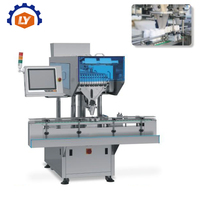 Ligne de machines de comptage, de scellage par induction, de remplissage de déshydratant, de déscramblage automatique de bouteilles entièrement automatique multi-canaux