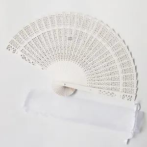 Eco-Friendly Personalized Spanish Style Hand Fan Wooden Cross-Border Fragrant 8 Inch Multi-Color Promotional Party Supplies - Product Image 5