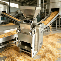 Machine à floquer les céréales certifiée biologique YYHB avec moteur, sans gluten, 450 kg/h, en acier inoxydable 304, CE 220V/380V