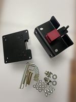 Juego de conducción realista Simulación Triple Monitor Soporte Pantalla de TV Placa de conector de montaje en pared Perfiles de aluminio para juegos