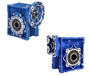 FECO Brand Transmission Gearbox NMRV050 1:50 Aluminum Cast Worm Gearboxes For Industrial Systems Speed Reducing