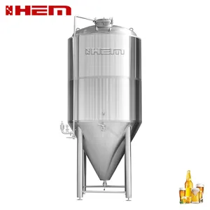 Tanque de fermentação 4000l 5000l 8000 litros, fermentador de cerveja cônico de aço inoxidável