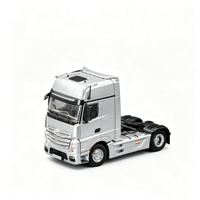 Modèle de cabine de camion à l'échelle 1:64 de haute qualité, en alliage, statique, à monter soi-même, jouet moulé sous pression, souvenir d'entreprise, collection, décoration de bureau