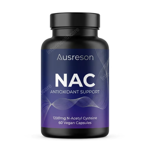 Ausreson OEM Gélules <span class=keywords><strong>NAC</strong></span> Marque Privée Vitamine C Naturelle Soin de la Peau Soutien Immunitaire <span class=keywords><strong>Complément</strong></span> <span class=keywords><strong>Alimentaire</strong></span> 600mg 1000mg Gélules <span class=keywords><strong>NAC</strong></span> - Product Image 1