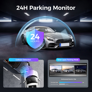 Mới Tầm Nhìn Ban Đêm Và G-Cảm Biến 4K + 1080P Hỗ Trợ Wifi Car DVR Ứng Dụng Tương Thích Đôi Máy Ảnh Video Recorder Ống Kính Kép Dash Cam - Product Image 6