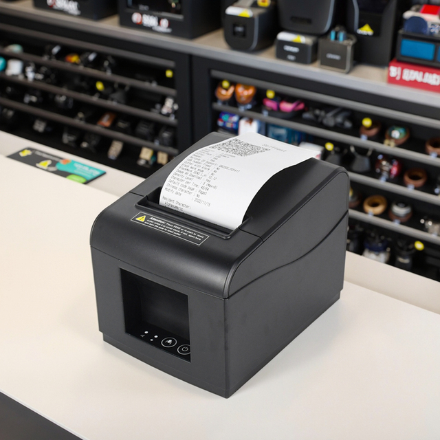 Thermal Printer USB or USB+ LAN Connect Port Receipt Printer 80mm Thermal POS System Printer