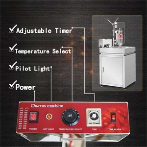 Máquina Comercial para Hacer Churros Españoles, Máquina para Hacer Churros para Tiendas de Alimentos y Bebidas, Máquina Eléctrica para Hacer Churros Españoles con Frutas Latinas - Product Image 6