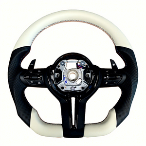 Volante deportivo de cuero perforado para <span class=keywords><strong>BMW</strong></span> 320 <span class=keywords><strong>525</strong></span> F10 F30 E90 F70 E71 F31 F32 X5 X6 F01 F07 F20 F11 F22 F25 M3 M4 M5 - Product Image 1