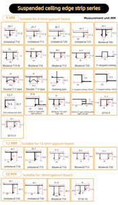 Profilo in Alluminio <span class=keywords><strong>per</strong></span> Illuminazione a LED da Soffitto, Accessori <span class=keywords><strong>per</strong></span> Lampade e Lampadari - Product Image 3