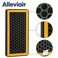 Filter Udara HEPA Alleviair untuk Pembersih Udara HoMedics AT-PET01/AT-PET02/AR-45 Oscillating Tower, Efisiensi 99,97% untuk Rumah Tangga dan Hewan Peliharaan
