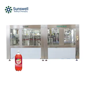 Sunswell High Quality PET Bottle Energy Drink Carbonated Beverage Bottling Rinsing Filling Capping Machine