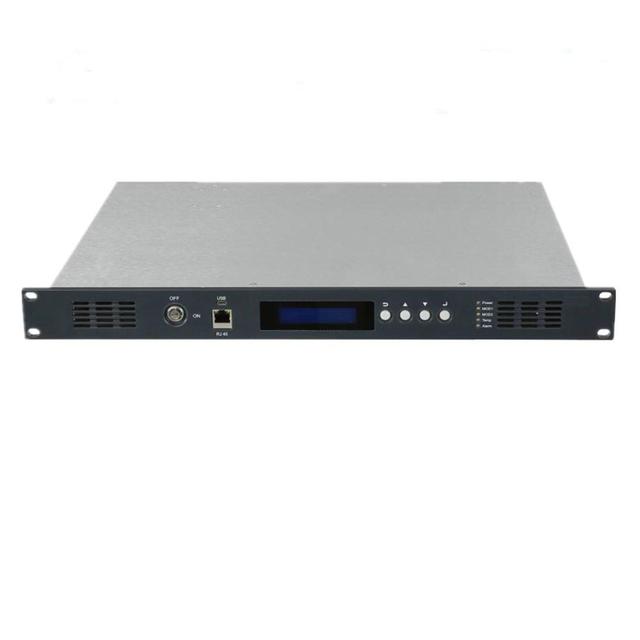 1U 24DB High Power Erbium Doped Fiber Amplifier (EDFA) 1550nm CATV HFC FTTH FTTX Fiber Optic Signal Transmission EA1500 2 Inputs