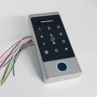 Teclado de Control de Acceso por Huella Dactilar, Impermeable, Doble Lector de Tarjetas EM ID y MF IC RFID, Cerradura de Puerta Inteligente, Lector de Tarjetas RFID Independiente