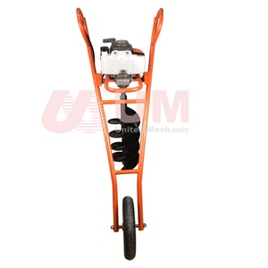 Taladro Perforador de Tierra Industrial UM de 62cc, Motor de Gasolina de 2 Tiempos, para Jardinería y Agricultura - Product Image 6