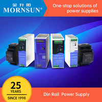 Mornsun Rail Din 2/3-phase 120W 240W 12V 24V 48V Rail Din Industriel Alimentation Triphasée ACDC