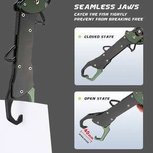 Pinza da pesca multifunzionale in acciaio inossidabile regalo da pescatore forbici autobloccanti pinza per pesci pinza per la rimozione del gancio pinze da pesca - Product Image 5