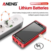 Multimètre numérique intelligent ANENG 621A, 9999 comptes, True RMS, écran tactile, rechargeable, Type-C, testeur NCV AC/DC