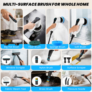 Brosse de nettoyage à <span class=keywords><strong>vapeur</strong></span> multifonctionnelle au <span class=keywords><strong>prix</strong></span> d'usine pour cuisine, salle de bain, sols, tissus d'ameublement et detailing automobile - Product Image 4