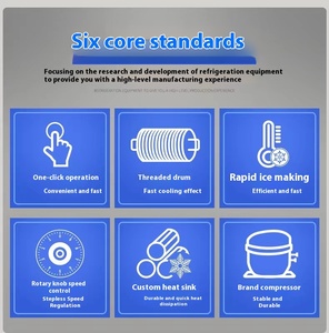 Máquina Comercial <span class=keywords><strong>para</strong></span> Hacer Hielo en Escamas <span class=keywords><strong>de</strong></span> Leche, 200 kg/día, 220 V - Product Image 5