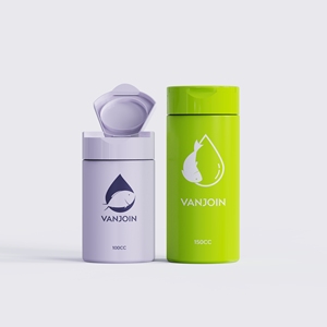 Tarros de Plástico con Tapa Abatible en Colores Degradados 2026: Empaque Estético, Ideal para el Hogar, Listo para Instagram y Redes Sociales, Potencial Viral, Personalizable - Product Image 2