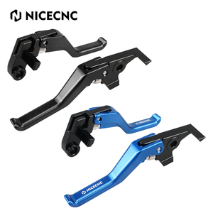 NICECNC Palancas Cortas de Freno y Embrague de 1-2 Dedos para Yamaha Tenere 700 XTZ700 <span class=keywords><strong>MT</strong></span>-<span class=keywords><strong>07</strong></span> <span class=keywords><strong>MT</strong></span>-09 XSR700, Empuñadura Anodizada de Alto Rendimiento - Product Image 1