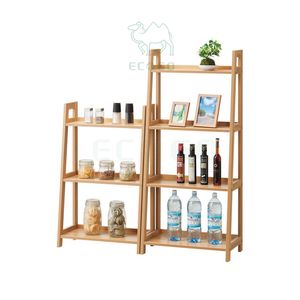 Estante de cocina multifuncional Estante de baño de bambú Premium Estante de baño de alta calidad con contenedores - Product Image 2