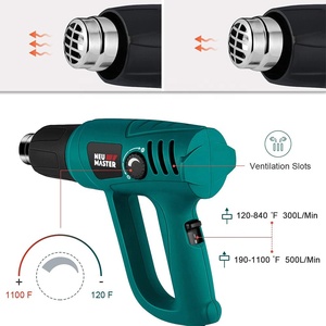 2000W Multi-functional Dual Temperature <strong>Heat</strong> <strong>Gun</strong> with 4 concentrator Nozzles - Product Image 3