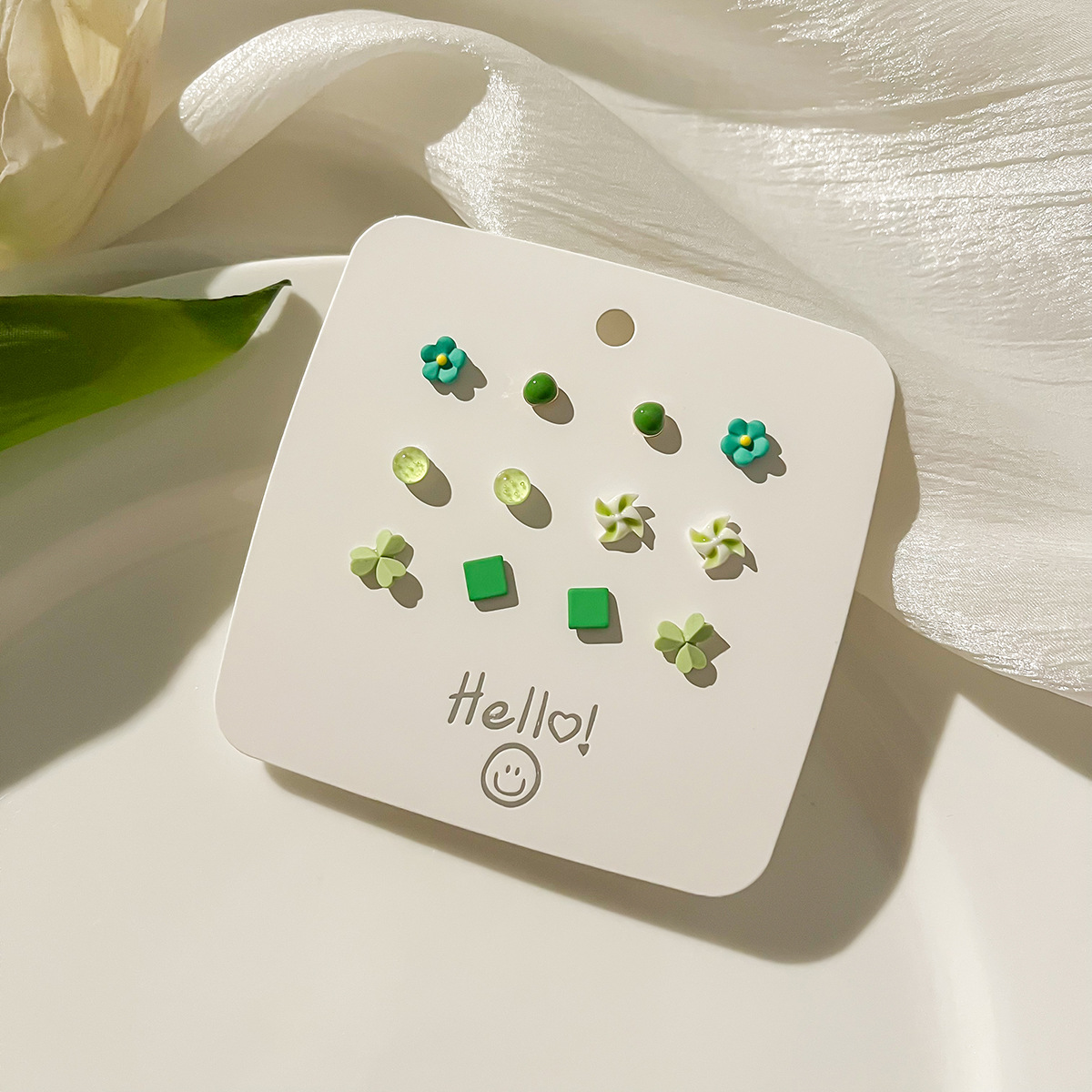 Green windmill - six-piece set