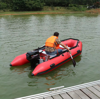 Bateau pneumatique sur mesure de 3,6 m avec plancher en aluminium, bateaux pneumatiques rigides en PVC avec certification CE