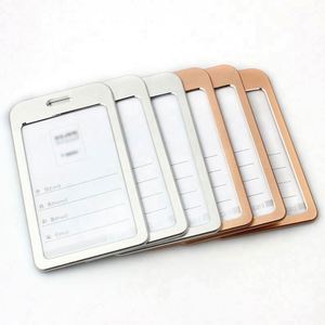 Porte-badge et porte-carte d'identité en alliage d'aluminium de haute qualité pour usage professionnel - Product Image 4