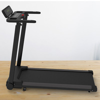 CHOOYOU Nouveau Tapis de Course Électrique Domestique Pliable avec Verrou de Sécurité, Inclinaison Manuelle, Programme d'Exercice et Plateforme Compacte