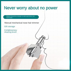 Portable en acier inoxydable manuel <span class=keywords><strong>nez</strong></span> tondeuse hommes propre rasage <span class=keywords><strong>rasoir</strong></span> pour voiture & RV utiliser lavable <span class=keywords><strong>nez</strong></span> <span class=keywords><strong>oreille</strong></span> épilation outil - Product Image 5