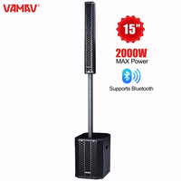 VAMAV XPECTRA1000 Altavoz de Columna Activo 15 Pulgadas 1000W RMS 2000W PEAK Sistema PA Profesional Bocina de Escenario