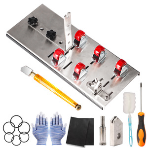 <span class=keywords><strong>Coupe</strong></span>-bouteille à vin en acier inoxydable et outil de dé<span class=keywords><strong>coupe</strong></span> DIY avec 15 accessoires, modèle HC 11,8x4,72 pouces - Product Image 5