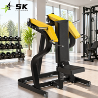Machine à presser les épaules assise SK, cadre en acier robuste, équipement professionnel de musculation pour la partie supérieure du corps, usage commercial en salle de sport