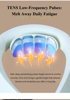 Masseur intelligent TENS à impulsions pour le cou, appareil de massage cervical sans fil avec thérapie thermique pour soulager la douleur