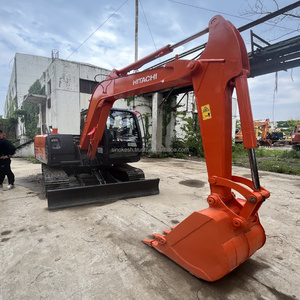 Excavatrice d'occasion de haute qualité Original Japon Hitachi ZX60 6 tonnes avec pompe - Product Image 2