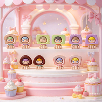 Snuggle Twins Blind Box Figurines jumelles en résine magnétiques à assembler Dessert Hood Pair Blind Box Décoration de table et de bureau Cadeaux