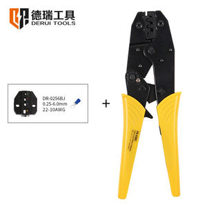 Zhiguang Derui HS-03BC Multi-Jaw Oxford-Wrapped Crimping Pliers High Carbon Steel Tool Connector <b>Wire</b> <b>Crimpers</b> Combination Set - Product Image 5