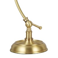 Lampe de bureau de banquier moderne en cuivre, style européen antique, avec verre vert et métal laiton, lampe de chevet rétro, faite à la main