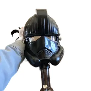 Casco de dibujos animados de plástico forma máscara fiesta fumar accesorios productos