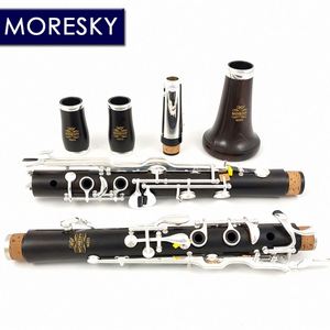 Clarinete MORESKY Sistema Oehler, Afinación en Sol, 18 Llaves Personalizables, Llaves de Ébano Plateadas en Plata Turca, M203 - Product Image 1