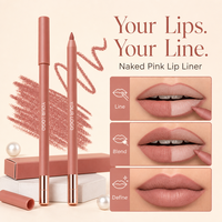 Crayon à lèvres mat longue tenue imperméable couleur pâte de haricot pour un look naturel avec service de marque privée