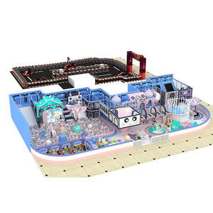 Équipement de jeu de château malicieux de grande hauteur pour enfants, personnalisé, commercial, intérieur - Product Image 1