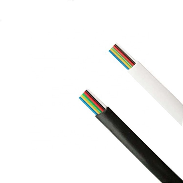 4-Wire Insulated Telephone Line Cable with Pure Copper Conductor PVC Jacket UTP Shield Fiber Type for Landline Telephones