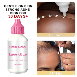 Pegamento para Pelucas de 75ml con Tapa <span class=keywords><strong>Rosa</strong></span>, Adhesivo Invisible Resistente al Agua de Fijación Fuerte para Pelucas, Frontales de Encaje y Toupees, Marca Privada, Fábrica OEM - Product Image 4