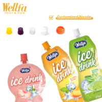 Pochettes à bec verseur écologiques personnalisées de qualité alimentaire 250 ml 500 ml, sachets de yaourt réutilisables en aluminium, Doypack