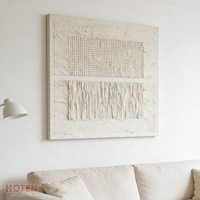 Peinture à l'huile moderne peinte à la main sur toile, texture abstraite blanche, art mural, cadre personnalisé, décoratif tridimensionnel, HOTEN Nouvel An
