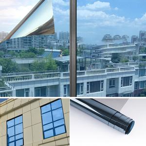 <span class=keywords><strong>Film</strong></span> de Protection solaire noir, gris argent, <span class=keywords><strong>Film</strong></span> pour fenêtre occultante - Product Image 4