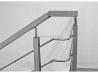 Connecteurs de tube à 4 voies en acier inoxydable 316, raccords croisés pour main courante, mobilier, applications marines et structurelles, pour balcon et escalier